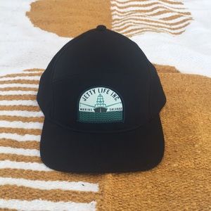 Jetty Flat Brim 5 Panel Snapback Hat